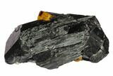 Black Tourmaline (Schorl), Aquamarine and Goethite - Namibia #132215-1
